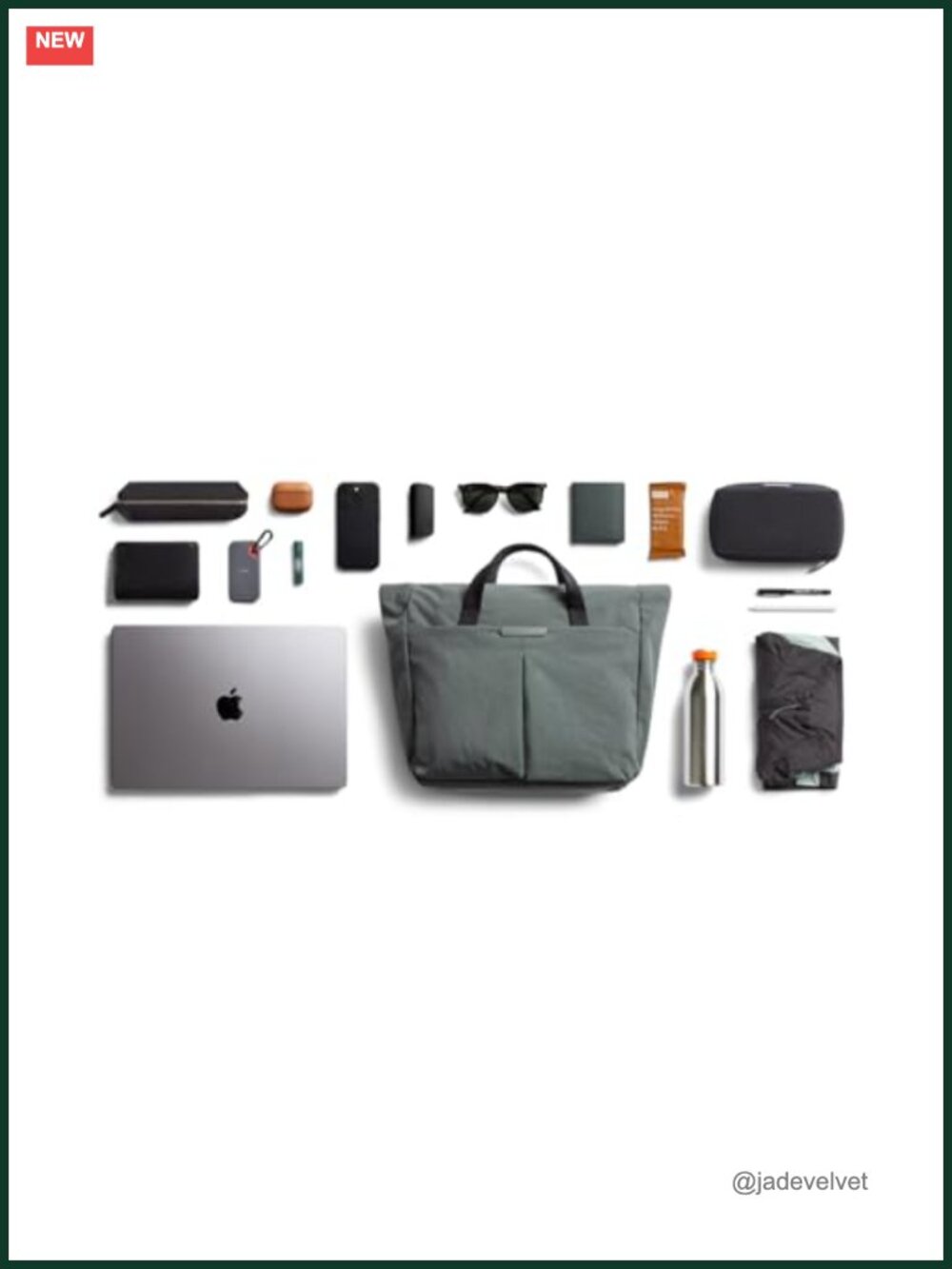 Bellroy Tokyo Messenger Bag 14" Laptop Briefcase Padded Shoulder Strap Recycled - Picture 6 of 6